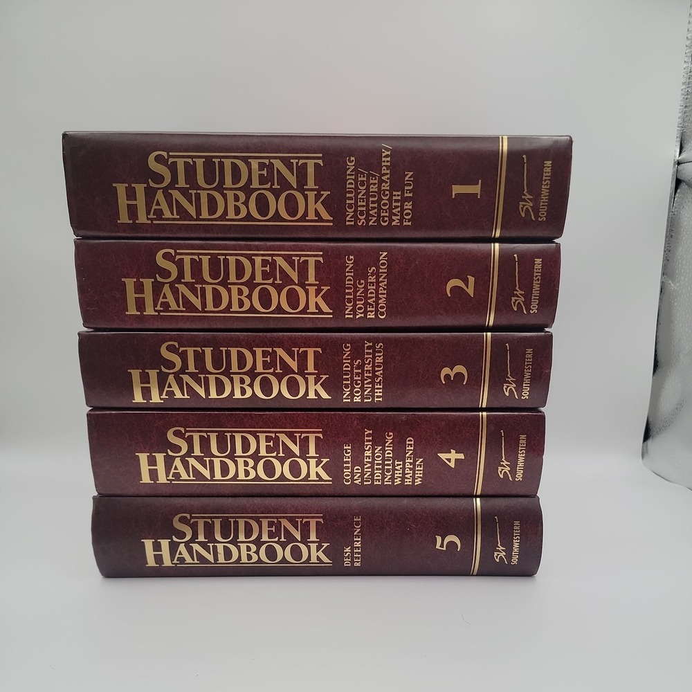 Southwestern Student Handbook Hardcover 5 Vol Set Education Reference Excellent8